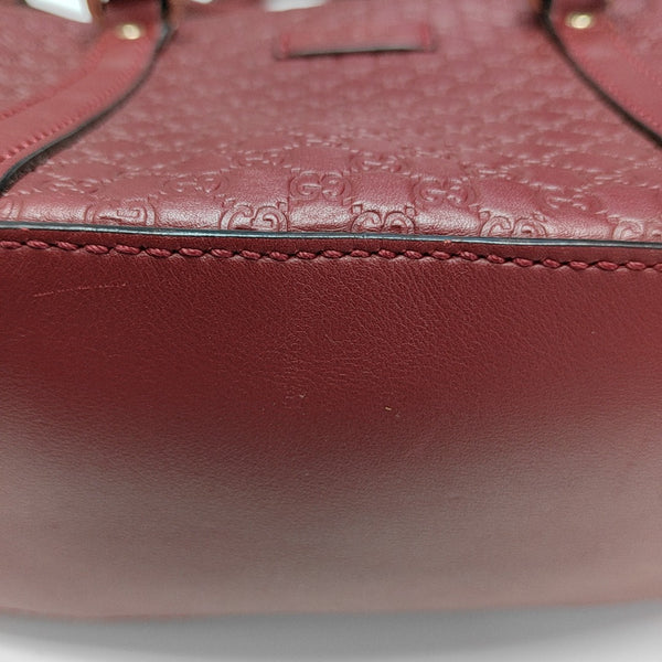 Ligne Shima Monogram Calfskin Red
