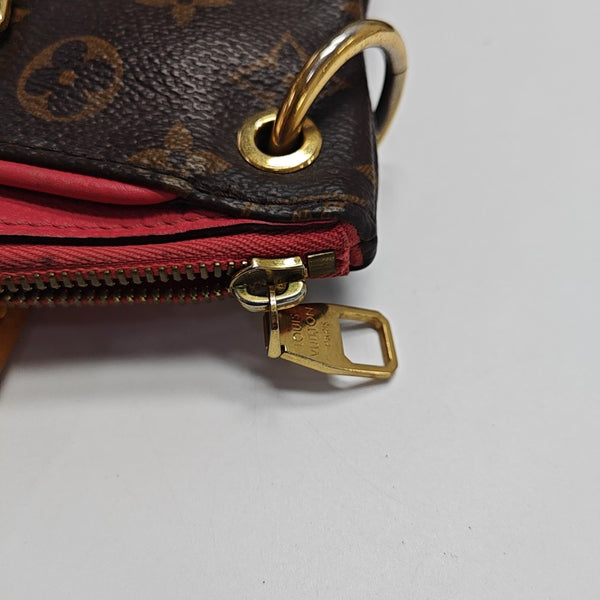 PALLAS BB Monogram Coated Canvas Brown
