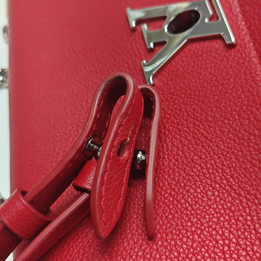 LOCKME BB Calfskin Red