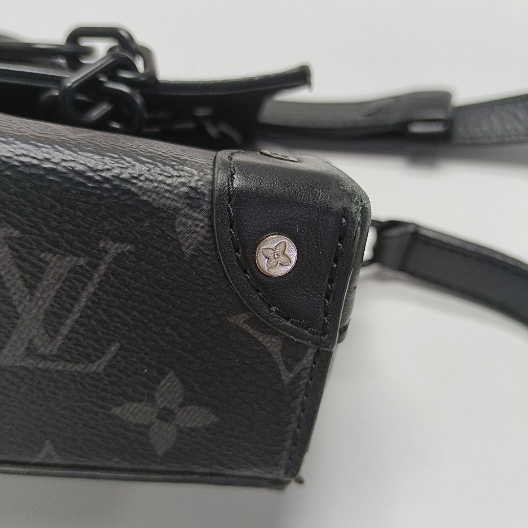 STEAMER Mini Monogram Coated Canvas Black