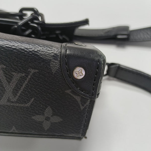 STEAMER Mini Monogram Coated Canvas Black