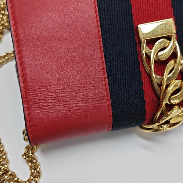 Sylvie Super Mini Calfskin Red