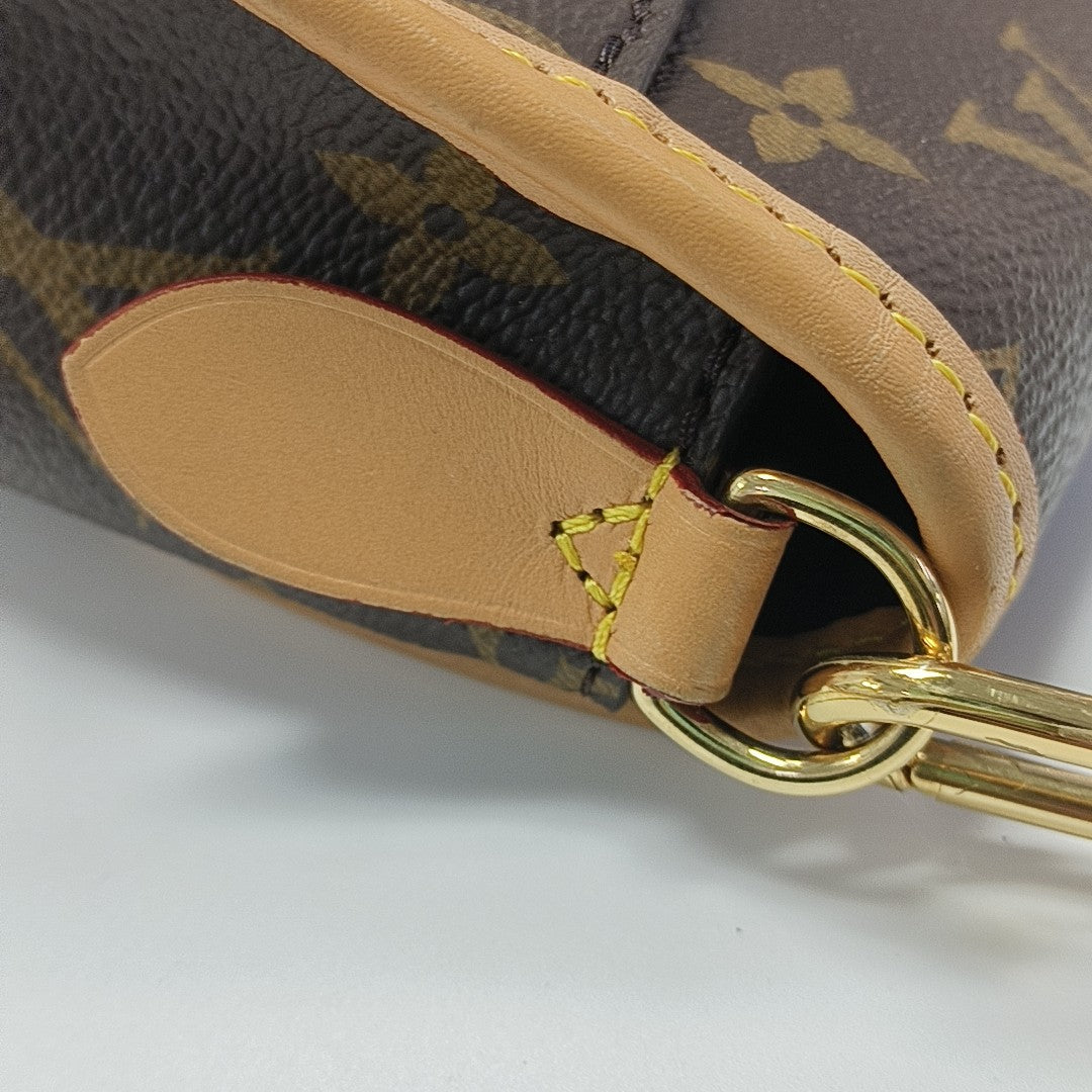 DIANE Monogram Coated Canvas Brown