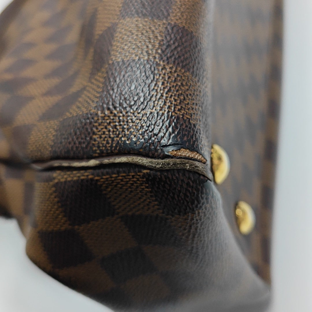 TREVI PM Damier Ebene Coated Canvas Brown