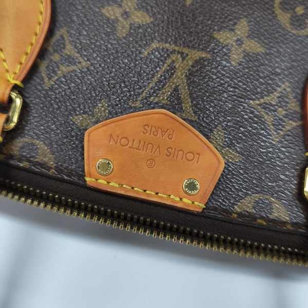 TURENNE Monogram Coated Canvas Brown