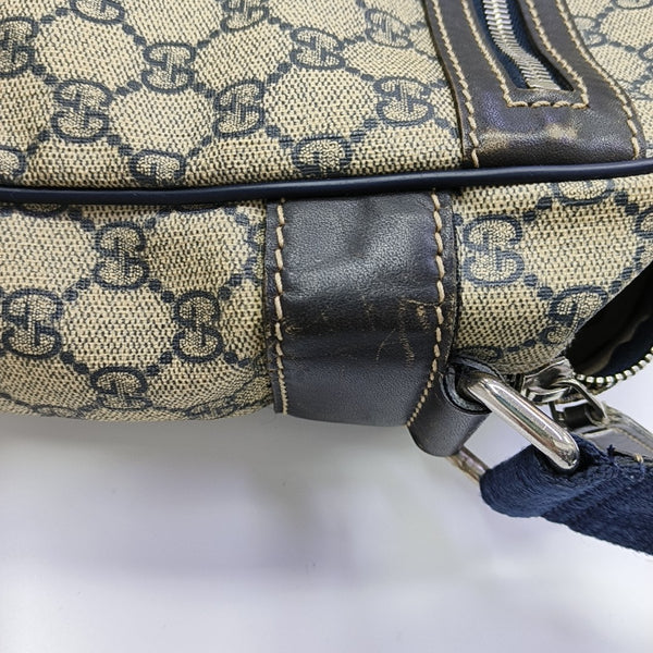 GG Supreme Monogram Coated Canvas Black