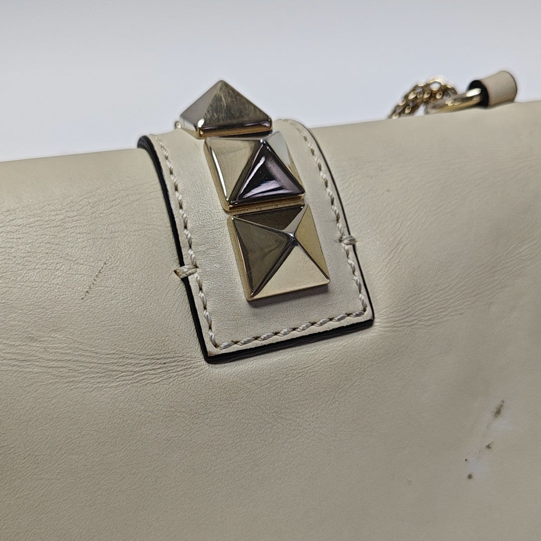Glam Mini Calfskin Beige
