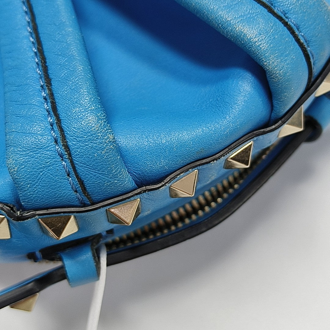 Rockstud Mini Calfskin Blue