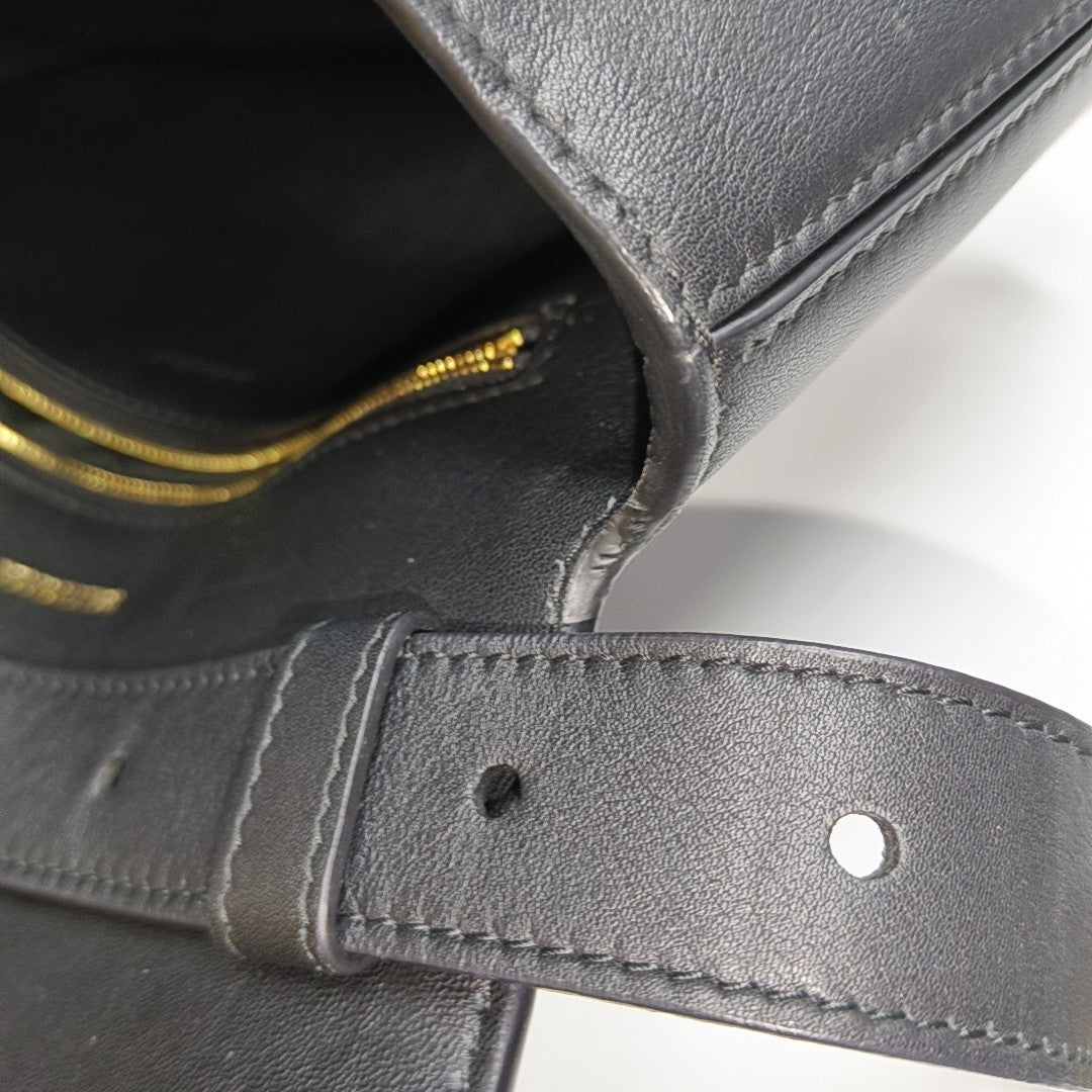 Downtown Small Calfskin Black