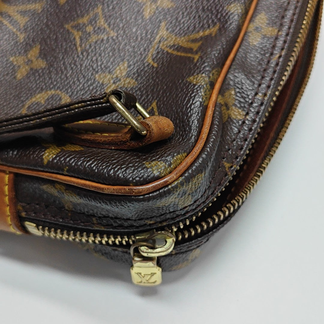 MARLY BANDOULIERE Monogram Coated Canvas Brown