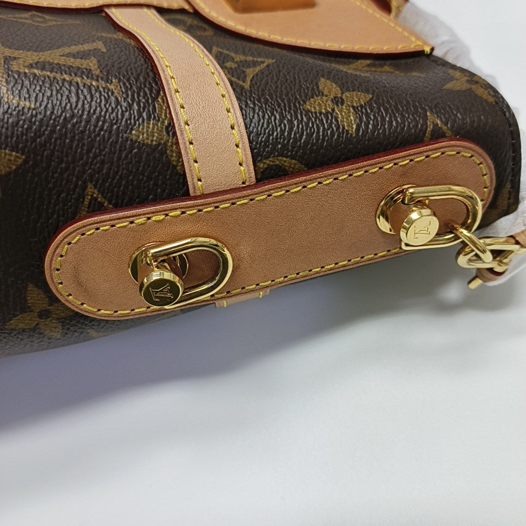 DUFFLE Monogram Coated Canvas Brown