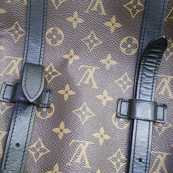 CHRISTOPHER MM Monogram Coated Canvas Brown