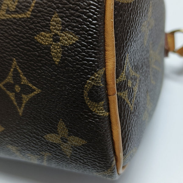 SPEEDY Nano Monogram lona revestida marrón