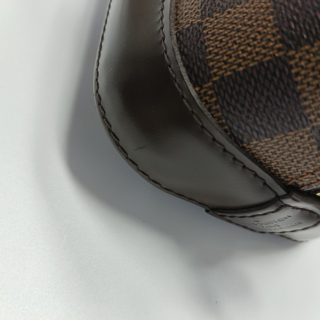 ALMA BB Damier Ebene Coated Canvas Brown