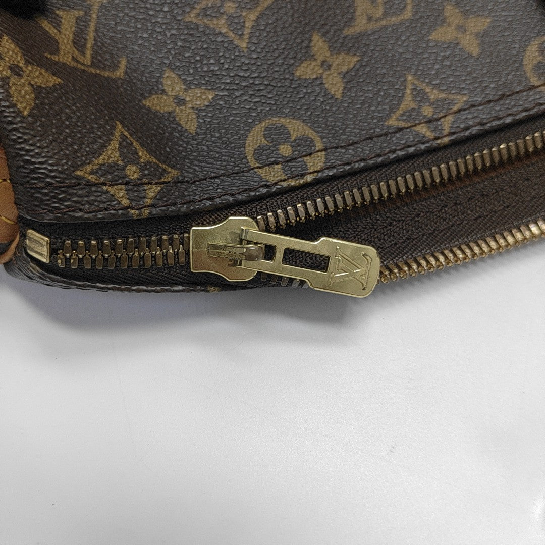 KEEPALL 45 Monogram Coated Canvas Brown