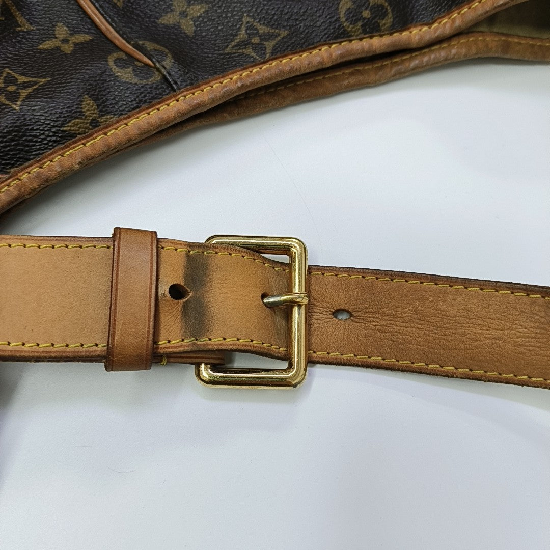 GALLIERA GM Monogram Coated Canvas Brown