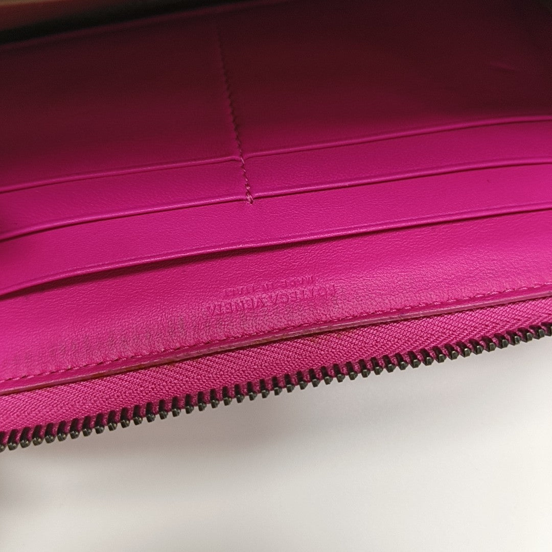 Lambskin Wallet Red