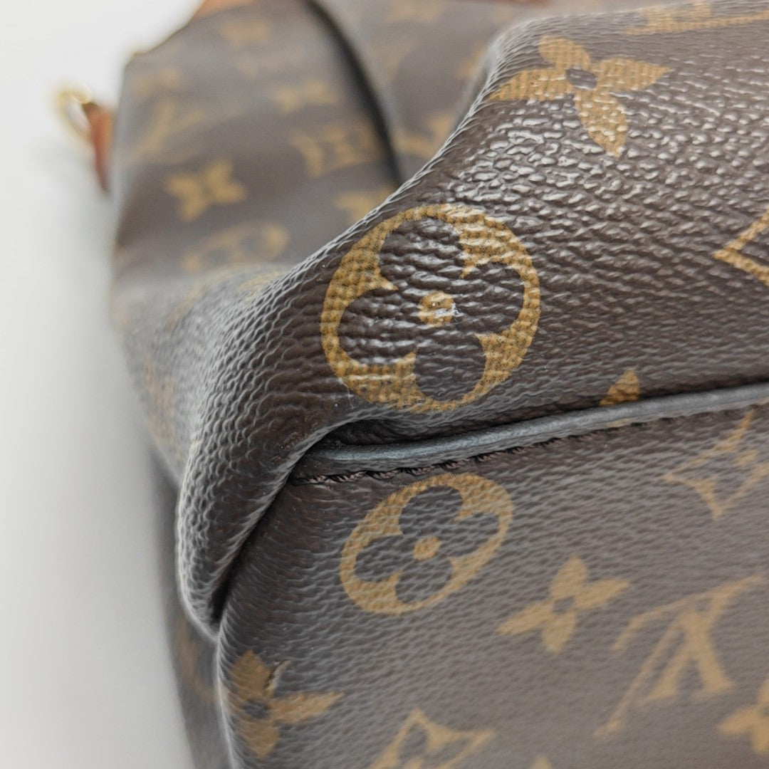 RIVOLI MM Monogram Coated Canvas Brown