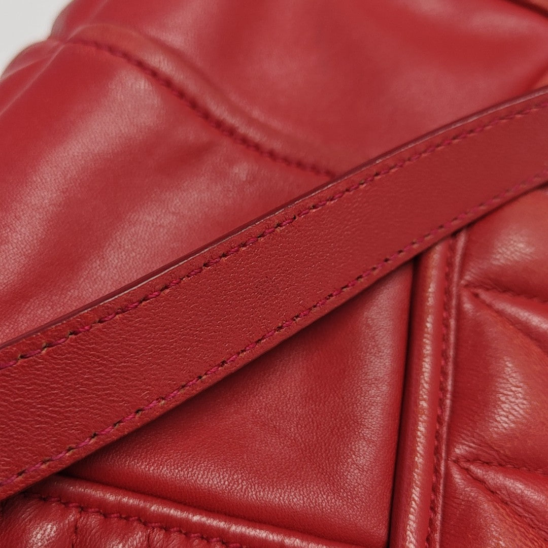 Miu Confidential Quilted Lambskin Red