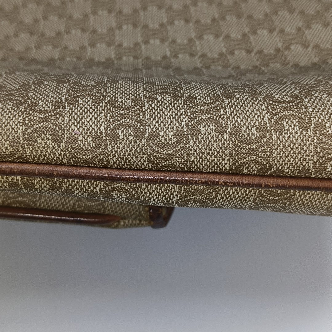 MACADAM CLUTCHES Coated Canvas Beige