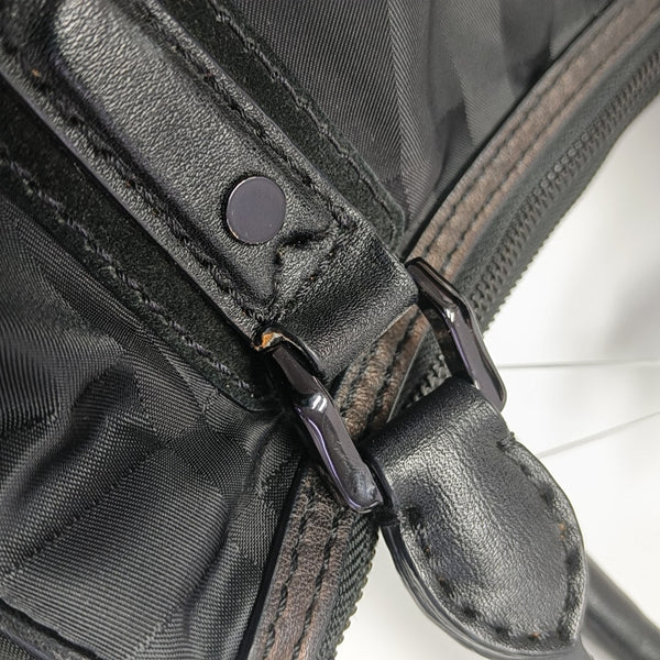 Nylon Shoulder Bag Black