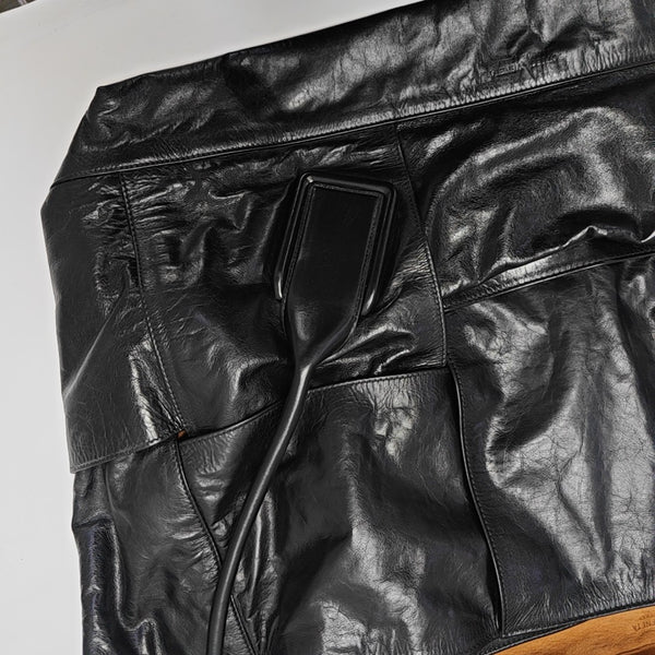Arco Large Calfskin Black