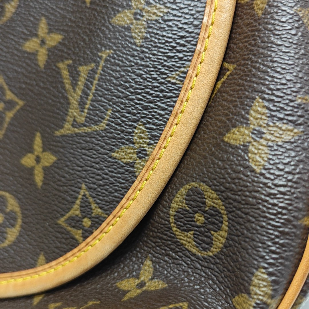 TULUM PM Monogram Coated Canvas Brown