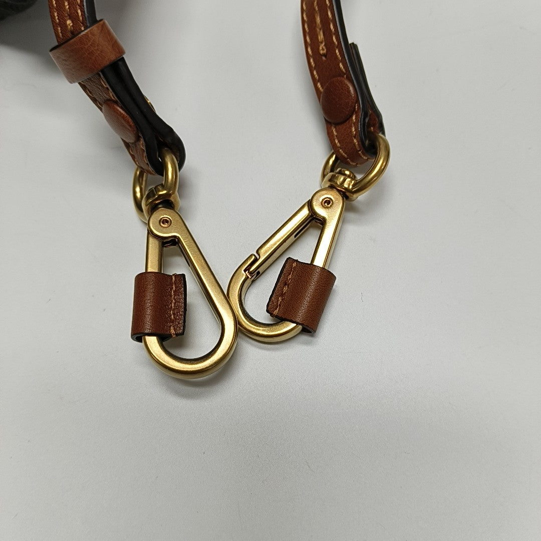 Nile Small Calfskin Brown