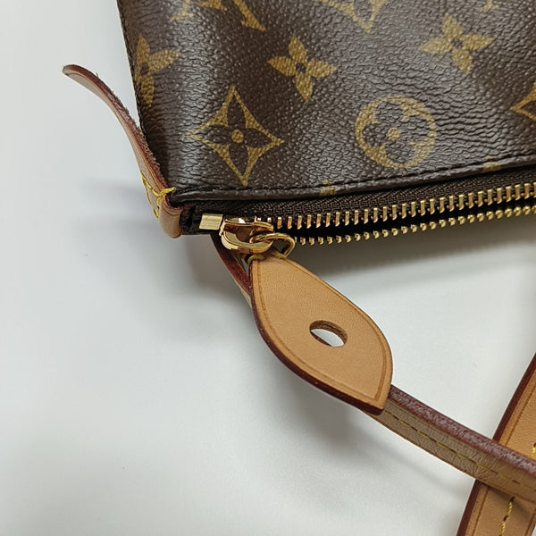 IENA PM Monogram Coated Canvas Brown