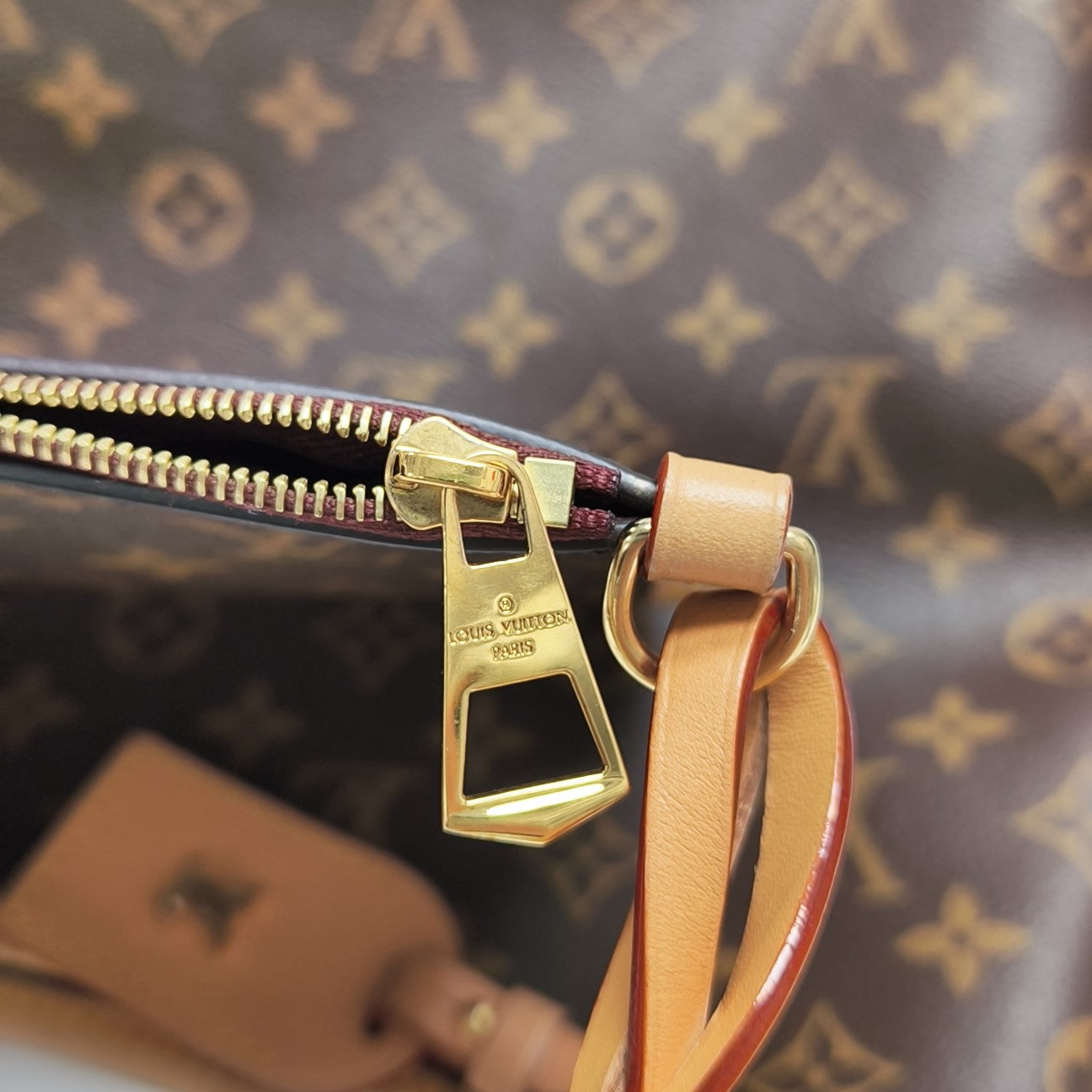 CARRYALL MM Monogram Coated Canvas Brown