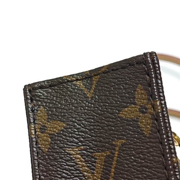 SAC PLAT Mini Monogram Coated Canvas Brown