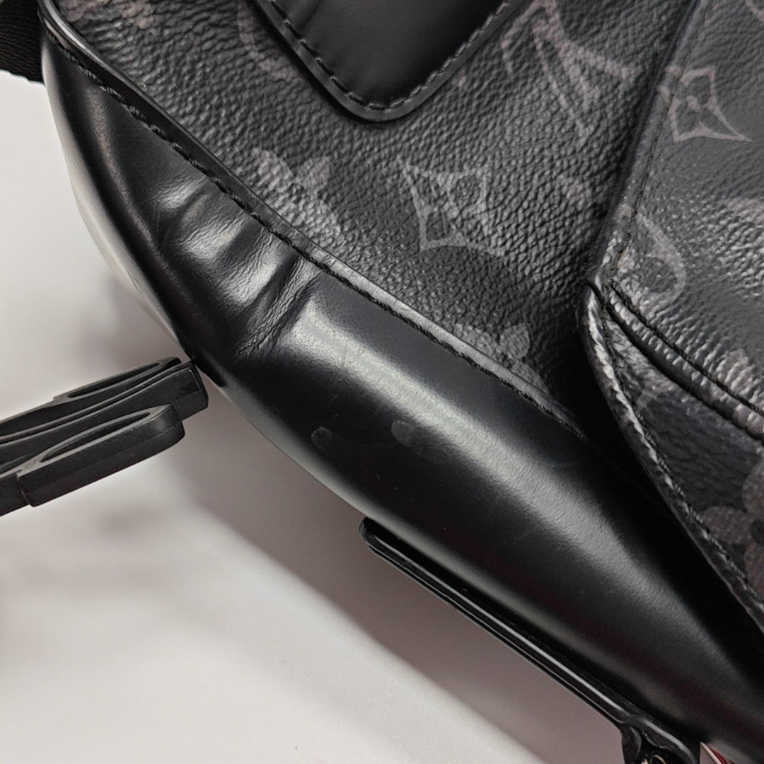 VOYAGER PM Monogram Coated Canvas Black