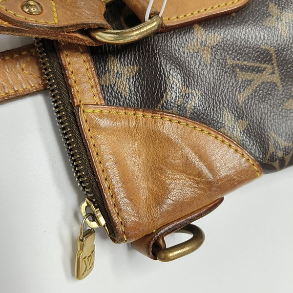 ODEON Monogram Coated Canvas Brown
