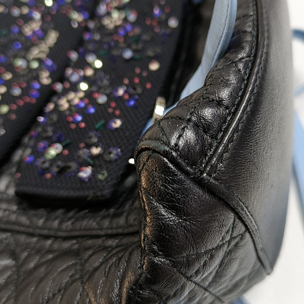 Cannage Lambskin Black