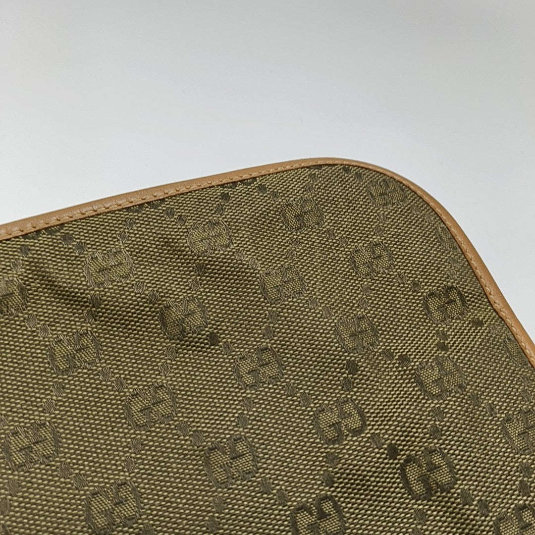 Canvas Clutch Green