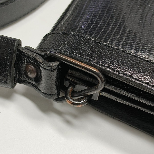 Calfskin Shoulder Bag Black