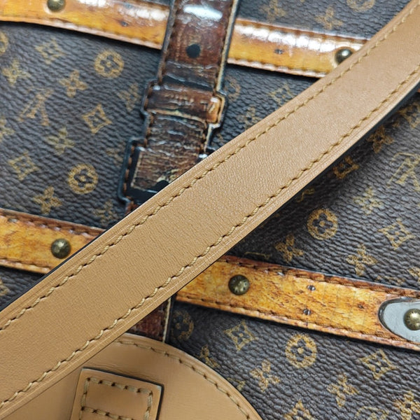 DUFFLE Monogram Coated Canvas Brown