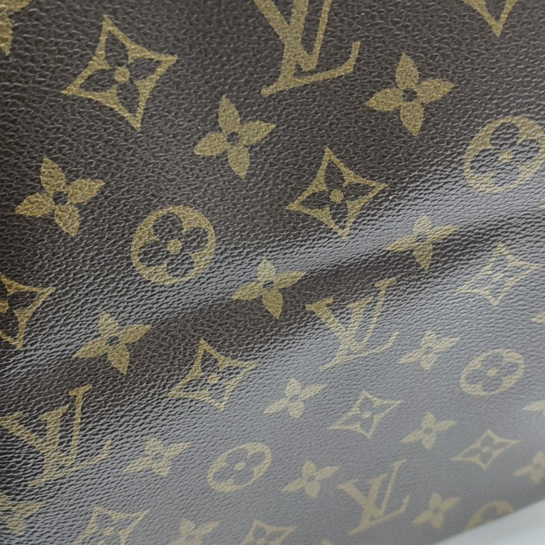 SAC SOUPLE 55 Monogram Coated Canvas Brown