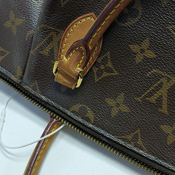 TURENNE Monogram Coated Canvas Brown