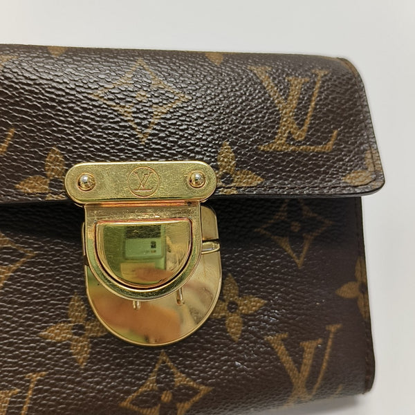 KOALA Monogram Coated Canvas Brown Wallet