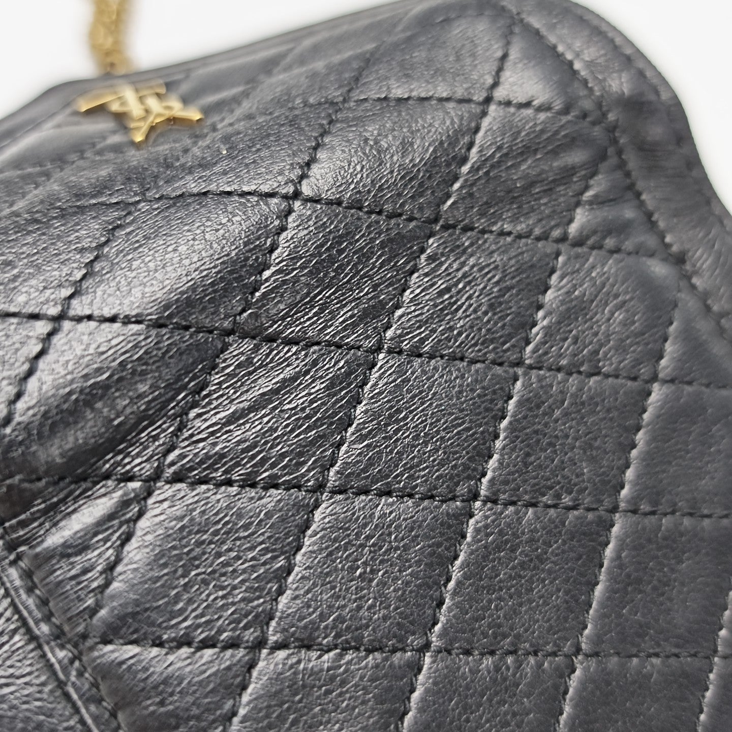 GABY Quilted Lambskin Black