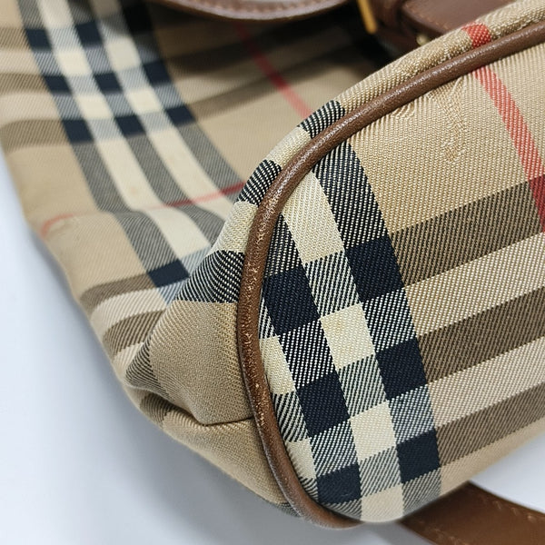 Canvas Bucket Bag Brown