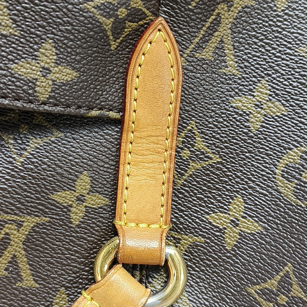 TOTALLY Monogram Coated Canvas Brown