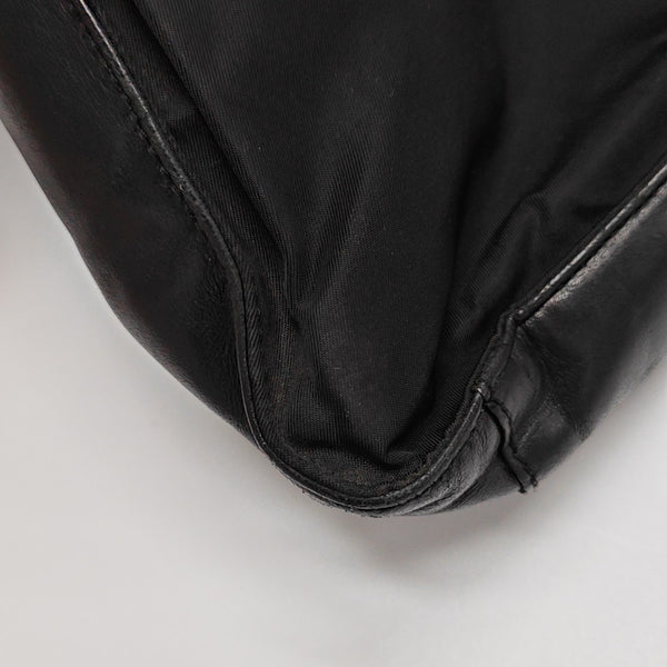 Nylon Shoulder Bag Black