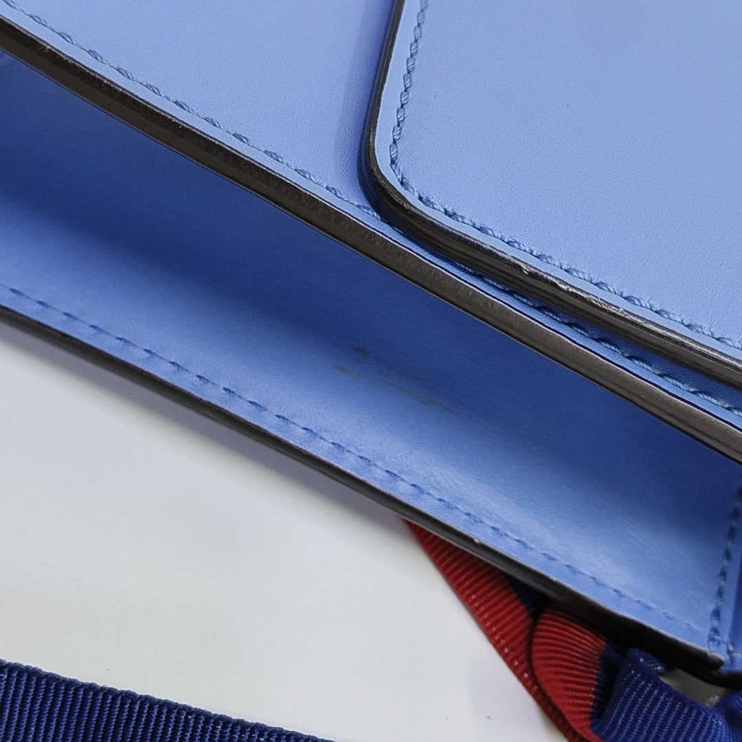 Sylvie Small Calfskin Blue