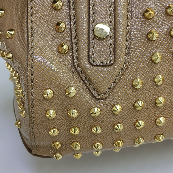 Calfskin Shoulder Bag Brown