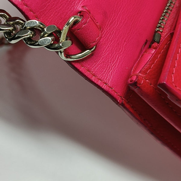 Calfskin Shoulder Bag Red