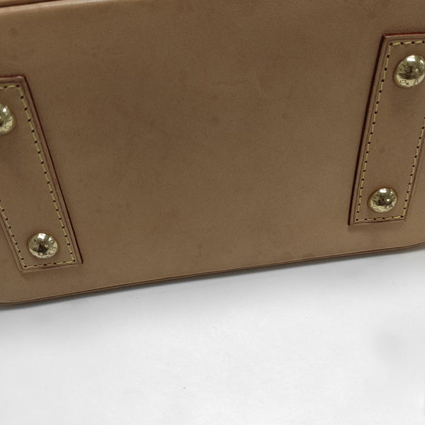 ALMA BB Monogram Coated Canvas Brown