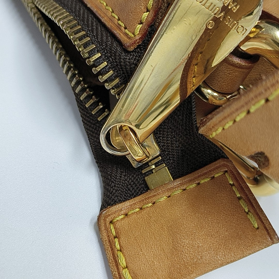 TULUM GM Monogram Coated Canvas Brown