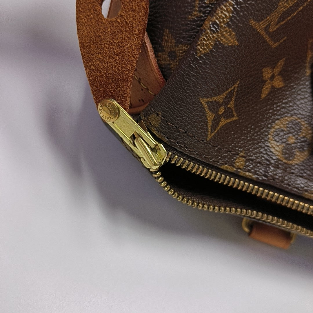 SPEEDY 30 Monogram Coated Canvas Brown